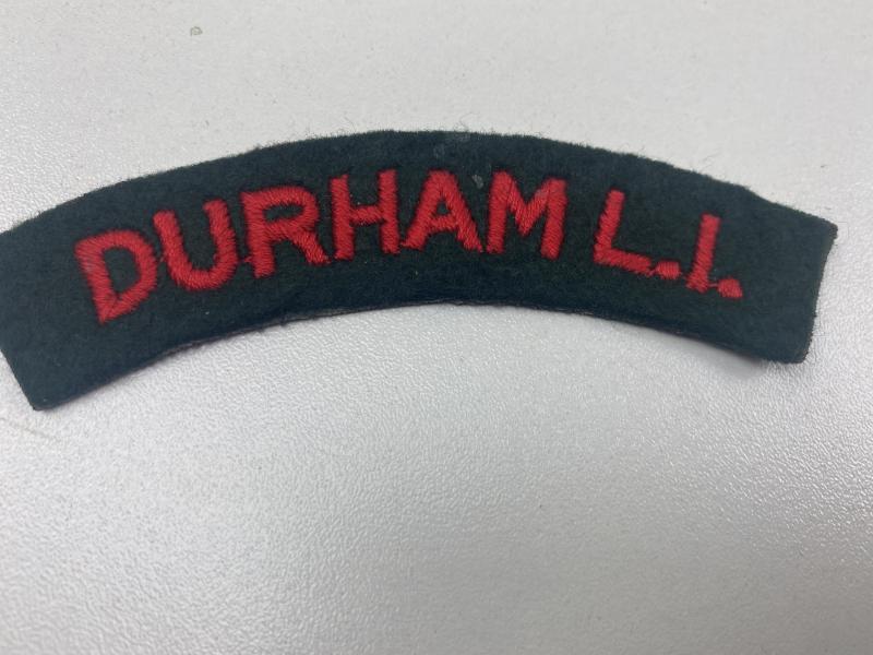 British Durham Light Infantry Shoulder tittle - Mint Condition