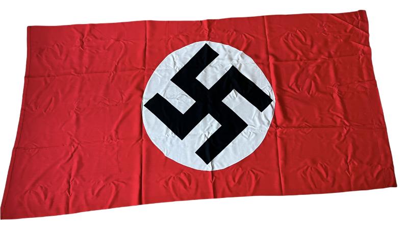 NSDAP - National Flag (Politische Fahne) or also called House Flag (Hausfahne) - Near Mint Condition