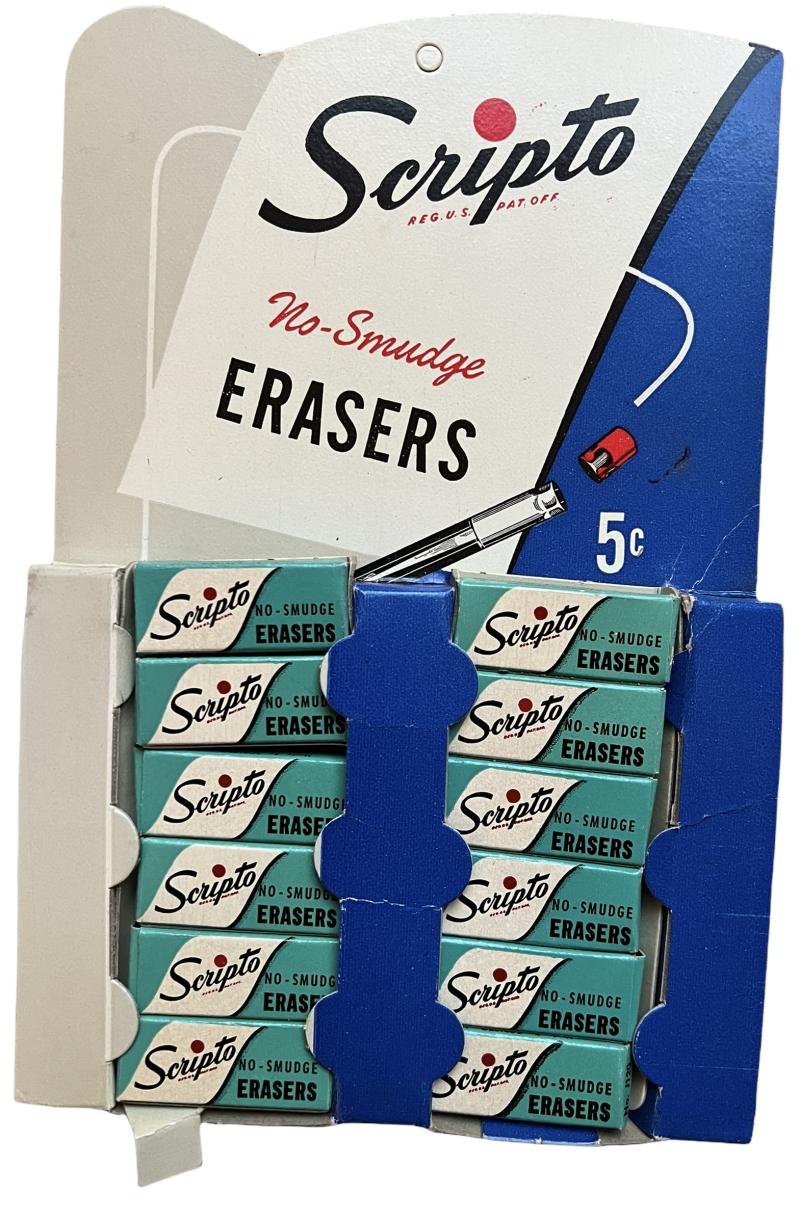 U.S. Army Scripto Erasers - Unissued i.e. Mint Condition