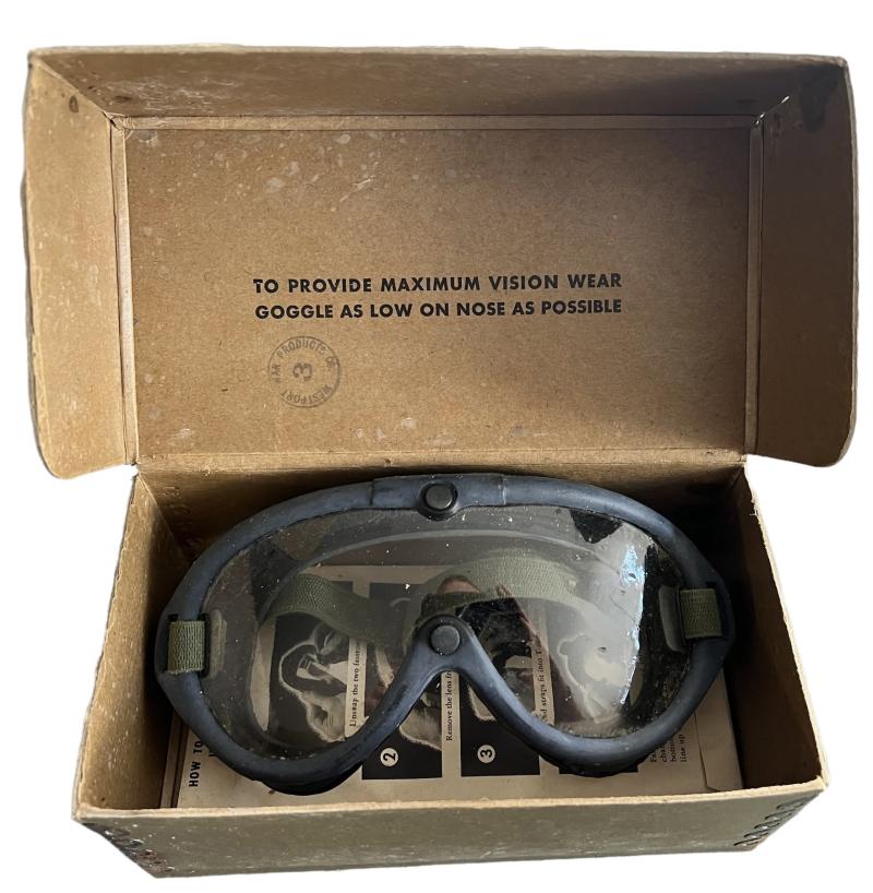 U.S. M1944 Goggles In Original Box - Unissued Condition