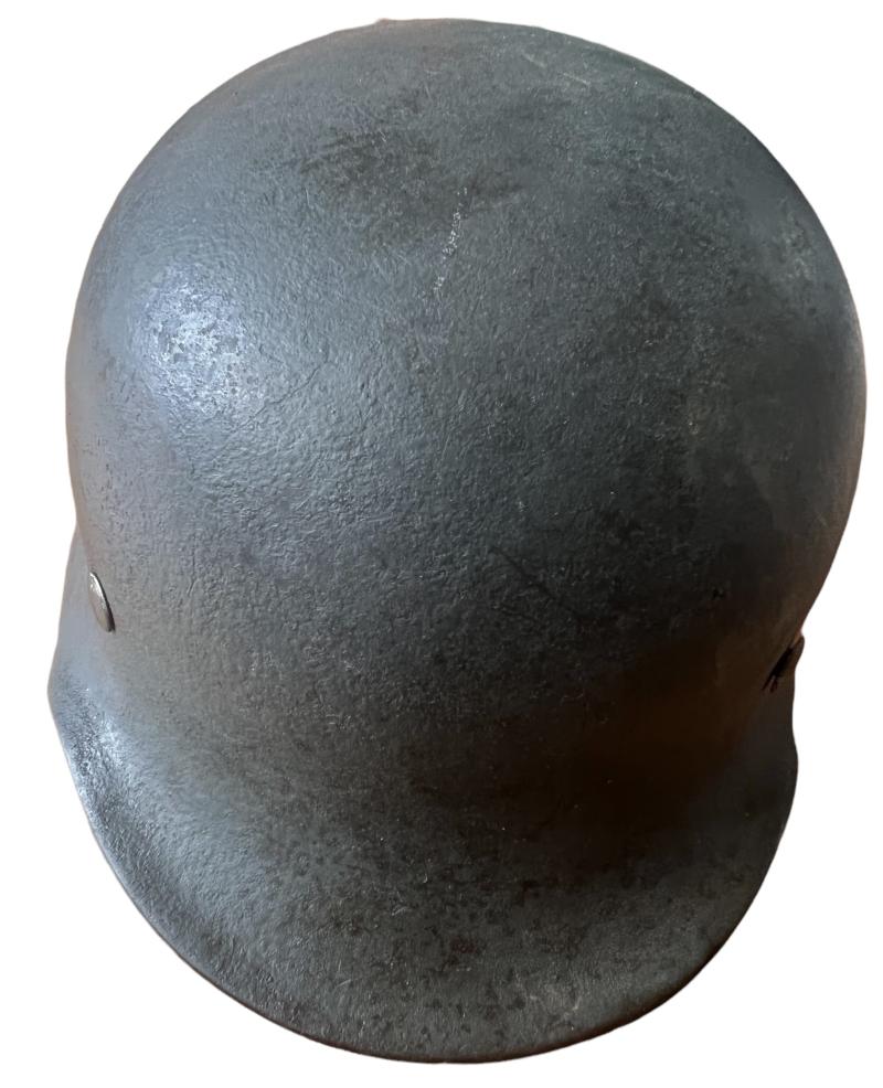 WH (HEER) M40 Single Decal Helmet - Nice Used Condition
