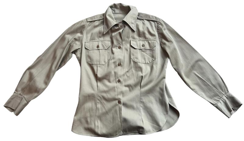 U.S. WAC (Women's Army Corps) Officers Summer Shirt - Nice Used Condition