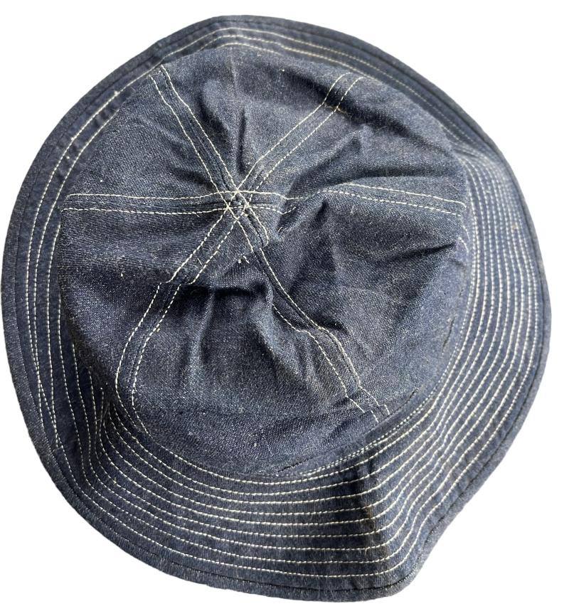 Clements Militaria | U.S. M1937 Blue Denim So-Called DAISY MAE Cap ...