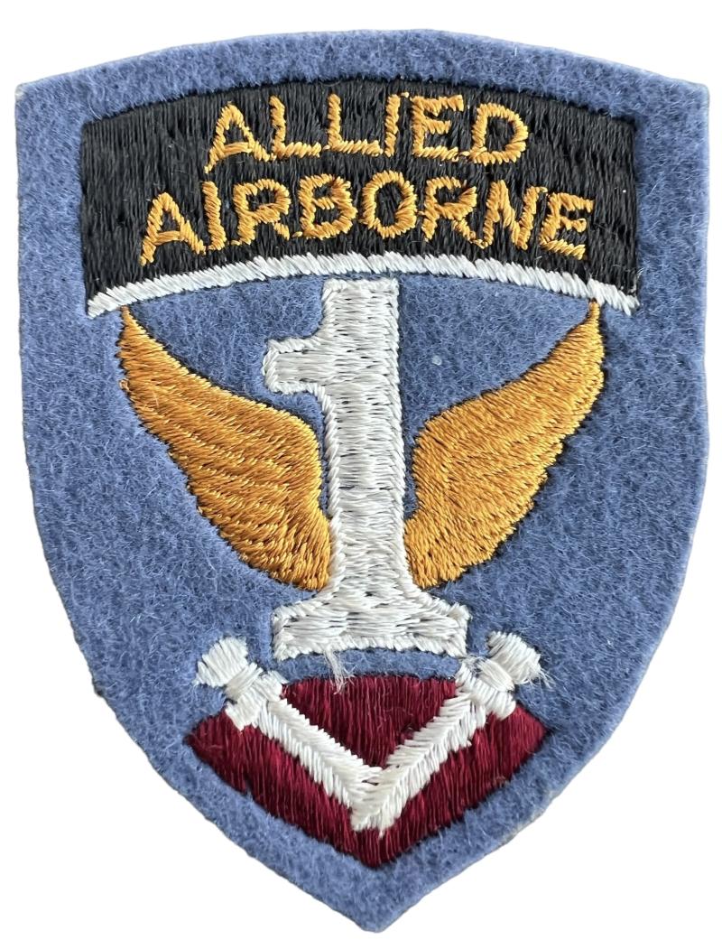 In unissued i.e. mint condition this British Made 1st Allied American Airborne Army Formation Patch. Cannot be upgraded.