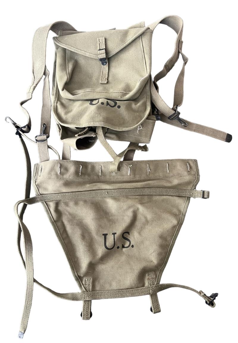 U.S. M1928 Haversack 1942  - Unissued & Stone Mint Condition