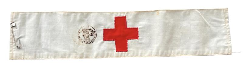 U.S. Army Red Cross Armband - Unissued Condition