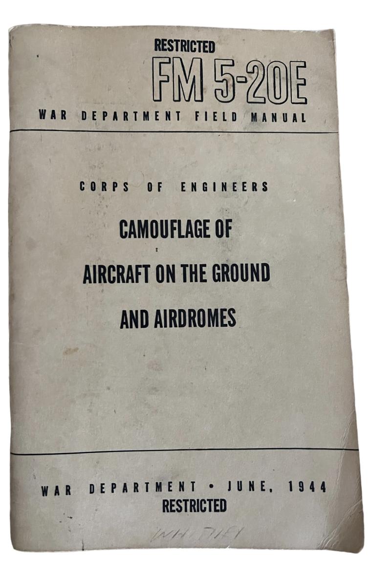 Three U.S. Manuals:  Camouflage  of aircraft and Airplane Inspection Guide  - Nice Used Condition