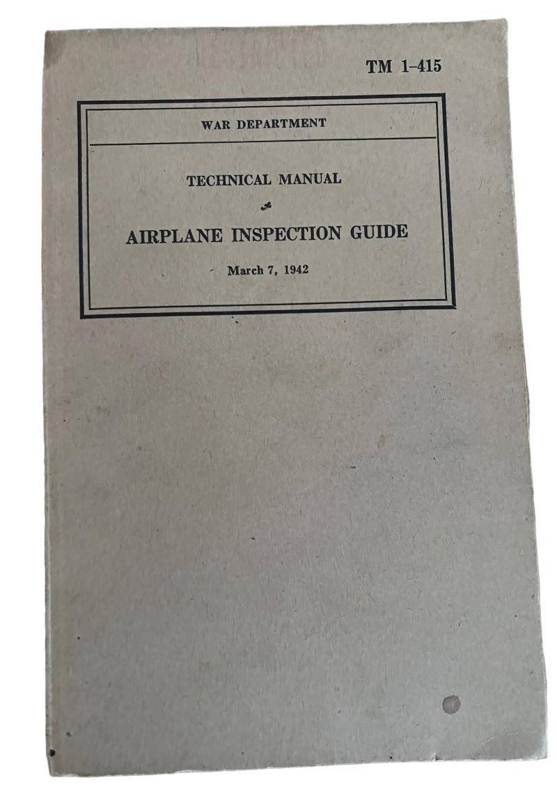 Three U.S. Manuals:  Camouflage  of aircraft and Airplane Inspection Guide  - Nice Used Condition