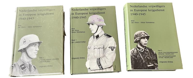 Nederlandse Vrijwilligers In Europese Krijgsdienst 1940-1945 Deel 1-2-3 - Zeer Goede Staat