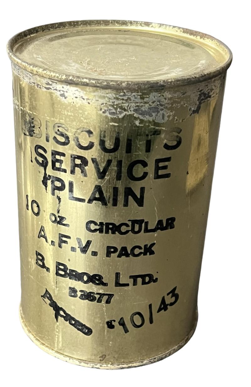 Rare British Service Biscuit Ration For Armored Fighting Vehicle 1943 - Unopened