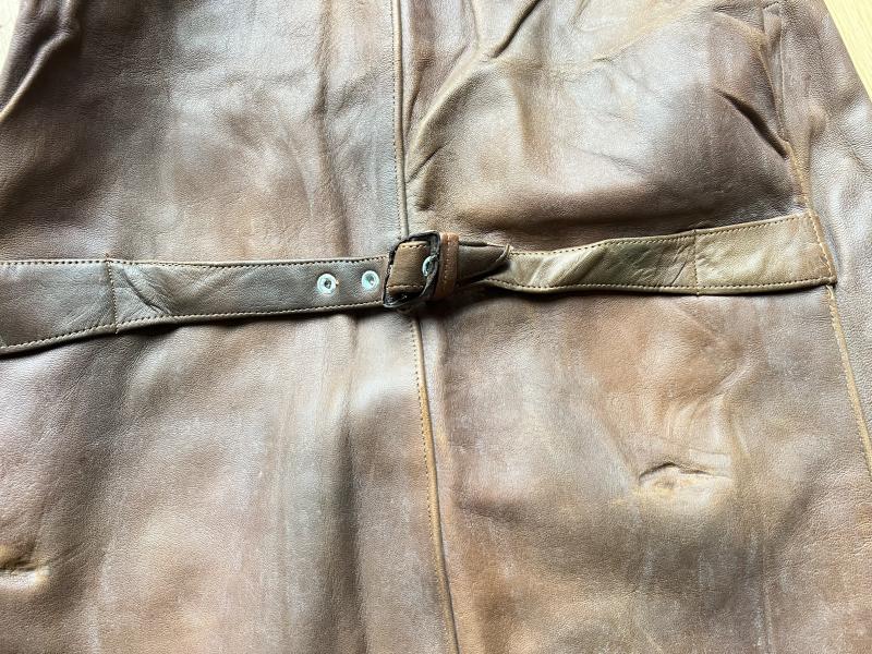 British Camoflaged ATS Leather Jerkin 1941 -Unissued  Condition
