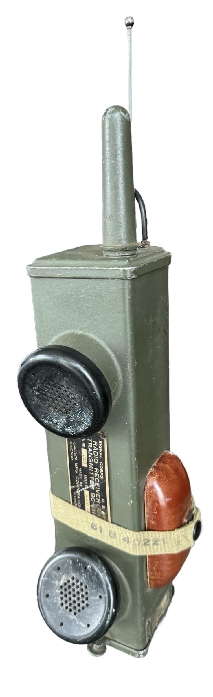 U.S. (Airborne) SCR-536 i.e BC-611 Handie Talkie Radio - Nice Used Condition