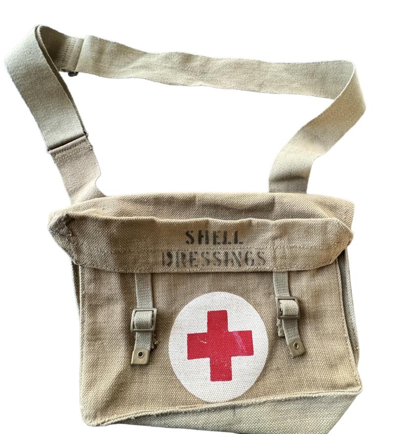 British (Airborne) Shell Dressing Bag 1943  - Mint Condition