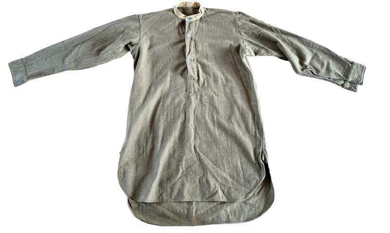 British Collarless Shirt Size 4 - Nice Used Condition