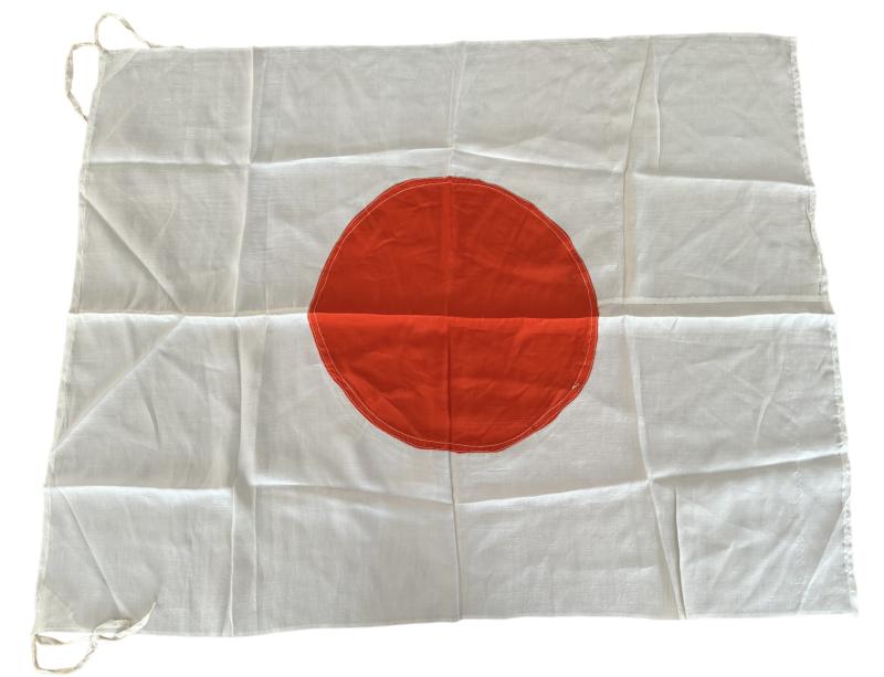 Japanese Silk “Hinomaru” Rising Sun Flag - Near Mint Condition