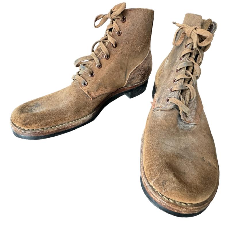 U.S. Upper Reverse Service Boots i.e. Roughout Boots - Nice Used Condition
