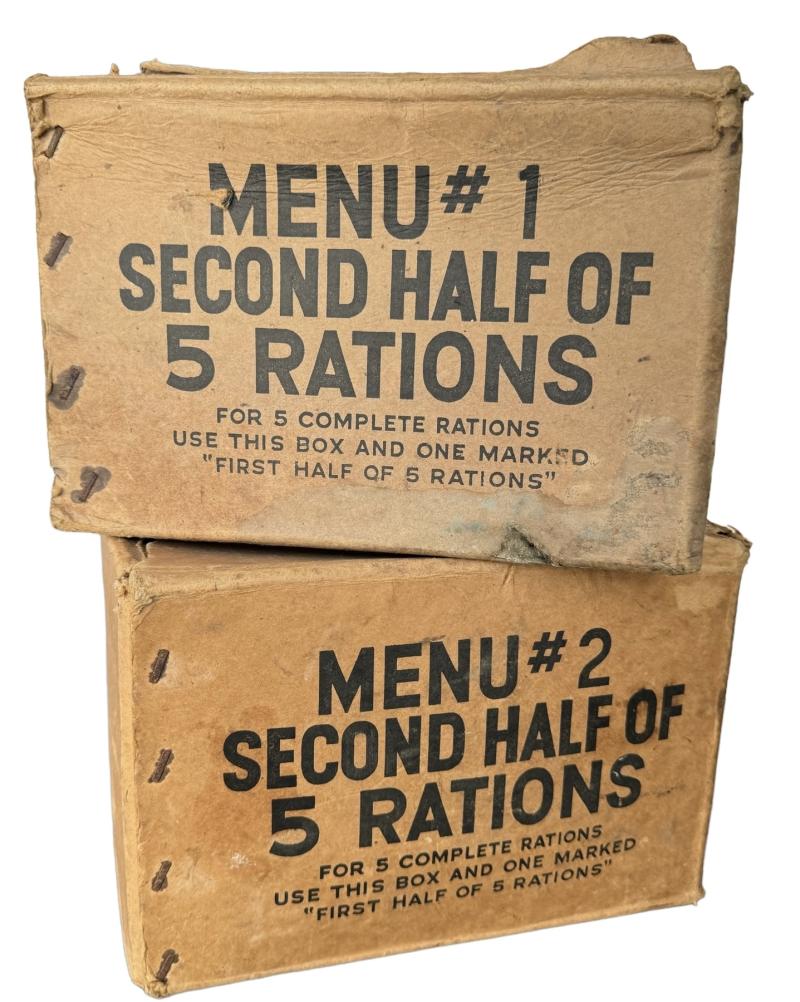 U.S. Ten-in-One Ration First and Second 