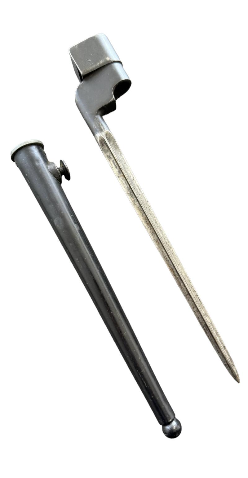 British MK1 i.e. Cruciform Lee Enfield Bayonet - Nice Used Condition