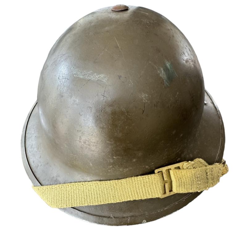 Canadian MkII Brodie Steel Helmet & Chinstrap - Nice Used Condition