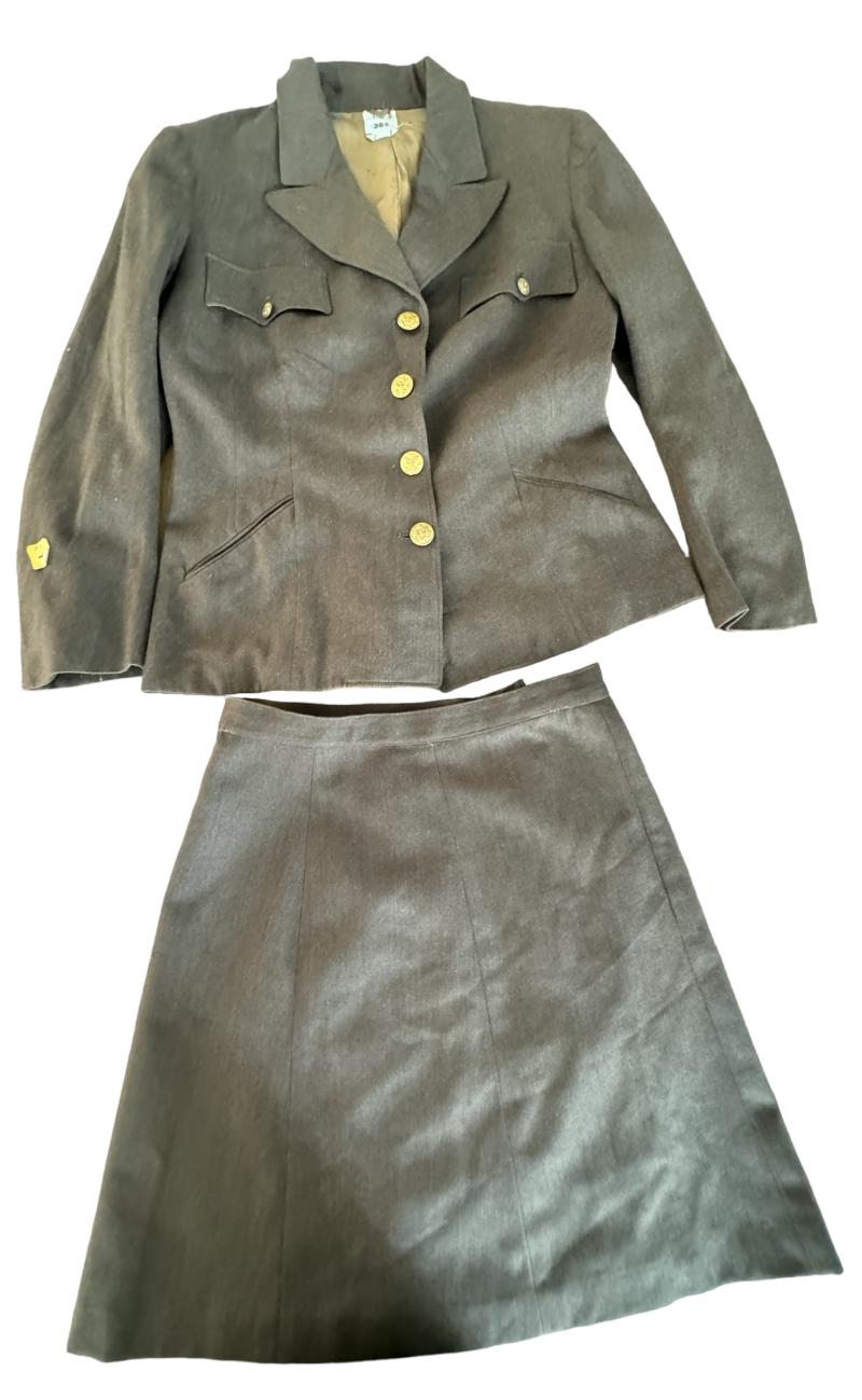 U.S. WAC (Women's Army Corps) Class “A” jacket Dated 1943 And Skirt  - Unissued Condition