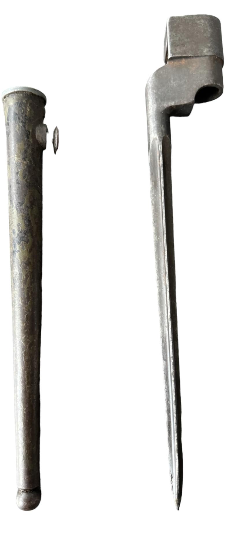 Rare British No4 MkI Cruciform Bayonet 1942 - Nice Used Condition