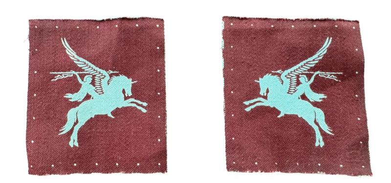 British Airborne 'Pegasus' Division Formation Patches - Unissued Condition