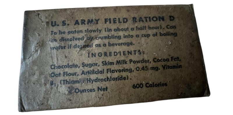 U.S. Army Field Ration D first type By Hershey Chocolate Corporation - Unopened