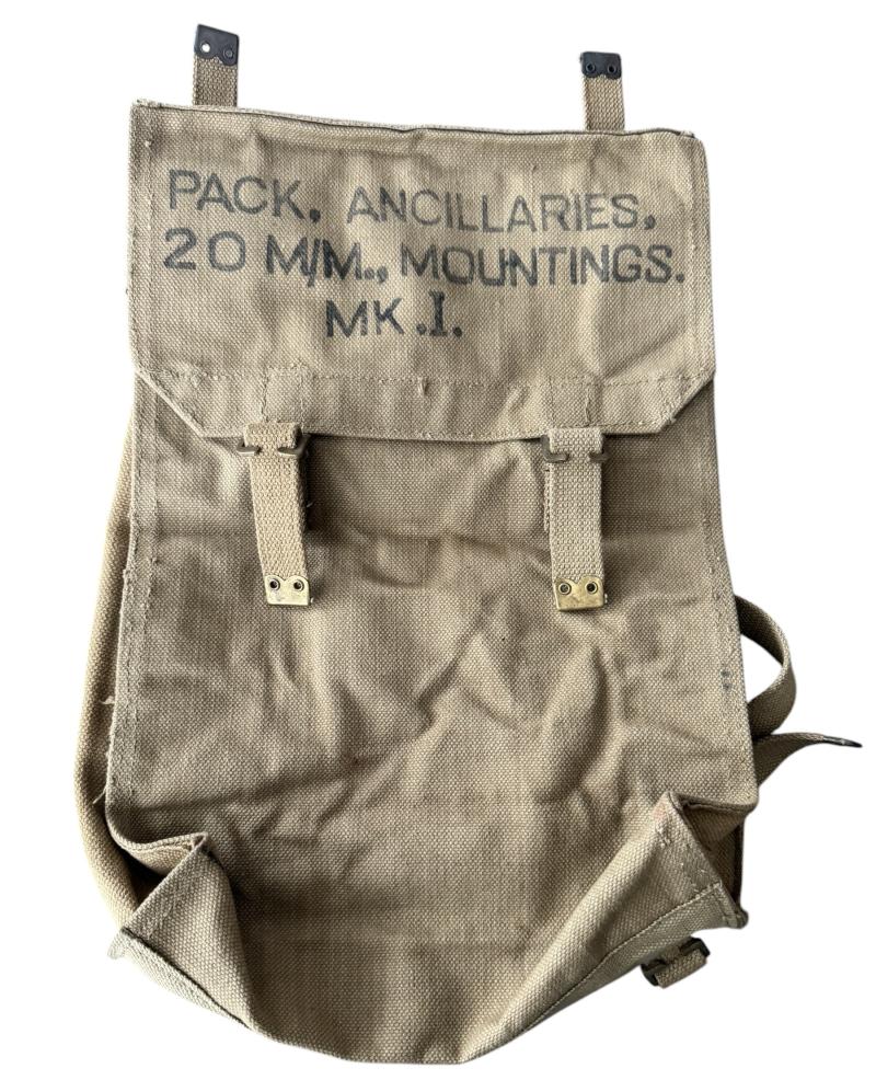 British (Airborne) 20mm Polsten Ammunition Carrier Bag 1944 - Near Mint