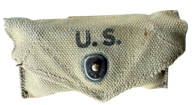 U.S. M1942 First Aid Pouch With Contents - Nice Used Condition