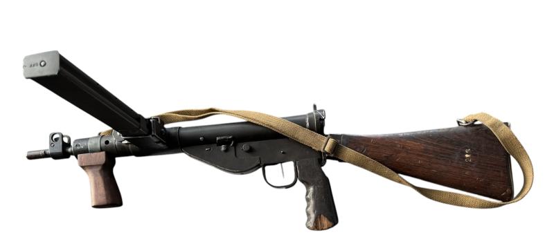 British Airborne MK5 Sten Gun And Carrying Sling - EU DECO