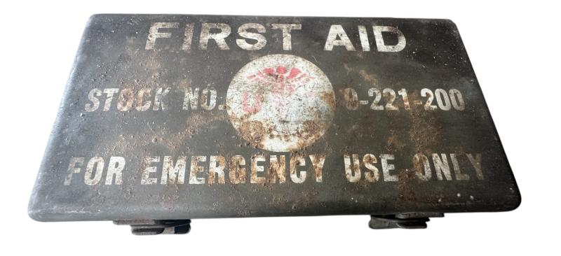 U.S. Motor Vehicle First-Aid Kit i.e. 12 Unit Kit  - Nice Used Condition