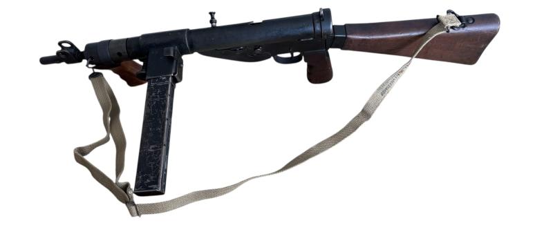 British Airborne MK 5  Sten Gun And Carrying Sling - EU DECO