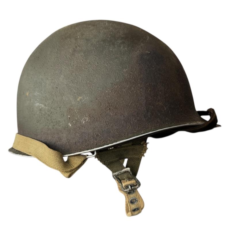 U.S. Airborne Parachutisten M1 Helmet  With Westinghouse Paratrooper Liner - Nice Used Condition