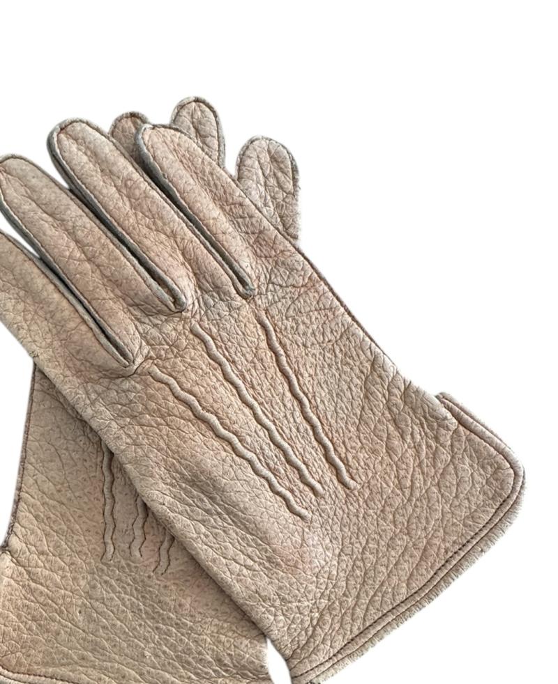 U.S. Officers Leather Gloves - Nice Used Condition