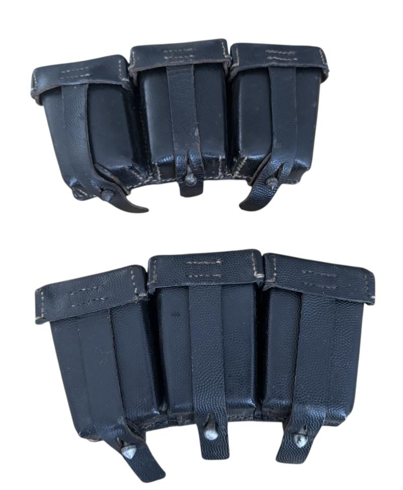 WH (Heer) Pair Of K98 Ammo Pouches - Nice Used Condition