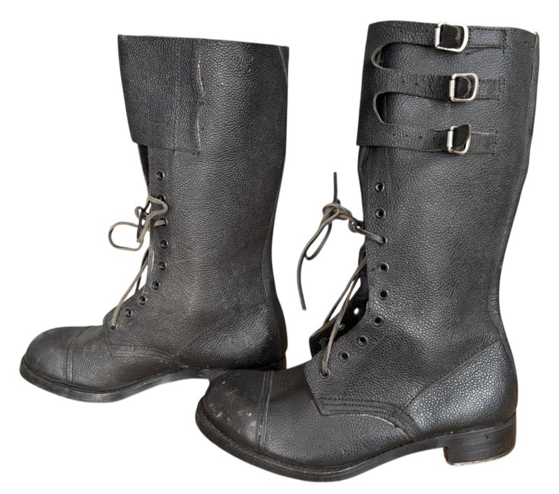 British Dispatch Rider Boots Size 8 Dated 1944 - Nice Used Condition