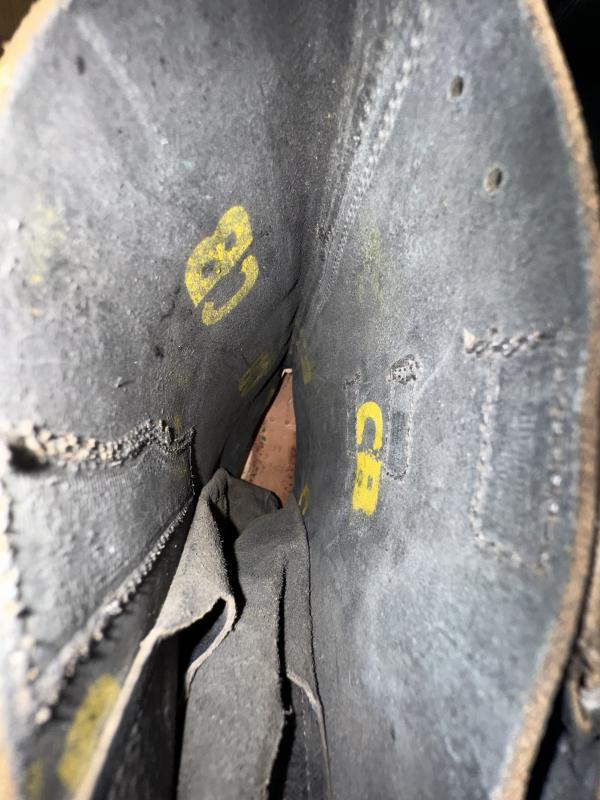 British Dispatch Rider Boots Size 8 Dated 1944 - Nice Used Condition