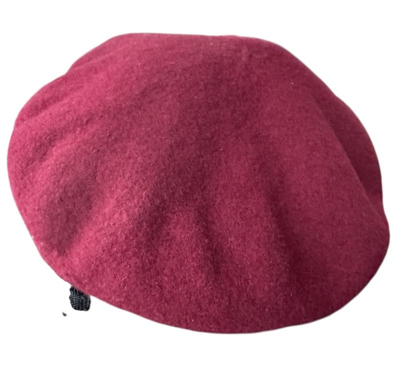 British (Airborne) Red Beret 1944 Kangol Wear Limited With Parachutisten Wing - Nice Used Condition