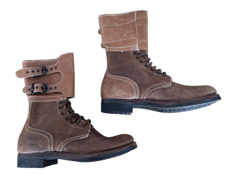 U.S. M1943 Service Boots 1944 Dated Sized 8 1/2 - Near Mint Condition