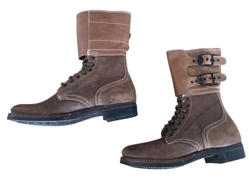 U.S. M1943 Service Boots 1944 Dated Sized 8 1/2 - Near Mint Condition