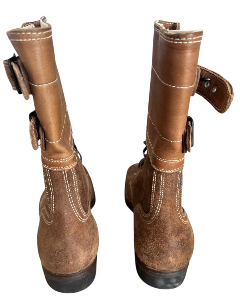 U.S. M1943 Service Boots 1944 Dated Sized 8 1/2 - Near Mint Condition