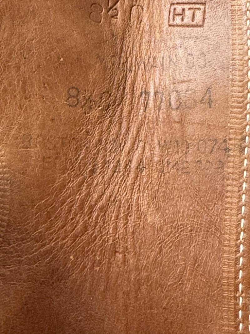 U.S. M1943 Service Boots 1944 Dated Sized 8 1/2 - Near Mint Condition