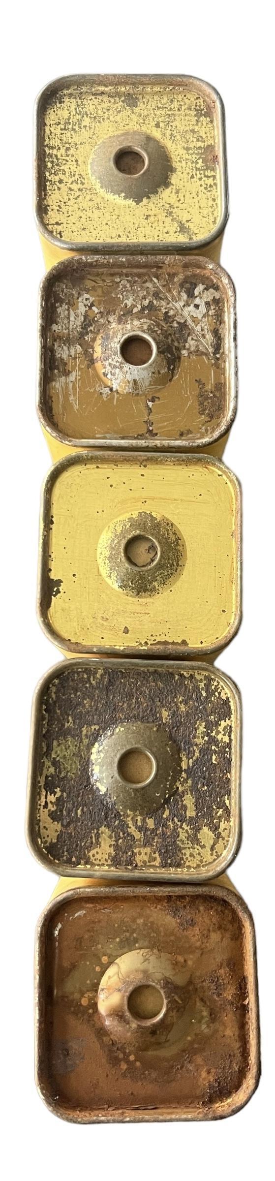 U.S. (Airborne) Half-Pound TNT Bars (Empty) - Set of Five