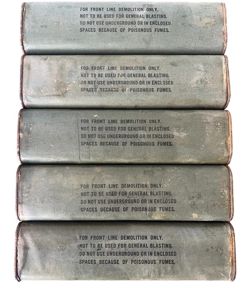 U.S. (Airborne) 1 Pound TNT Bars (Empty) - Set of Five