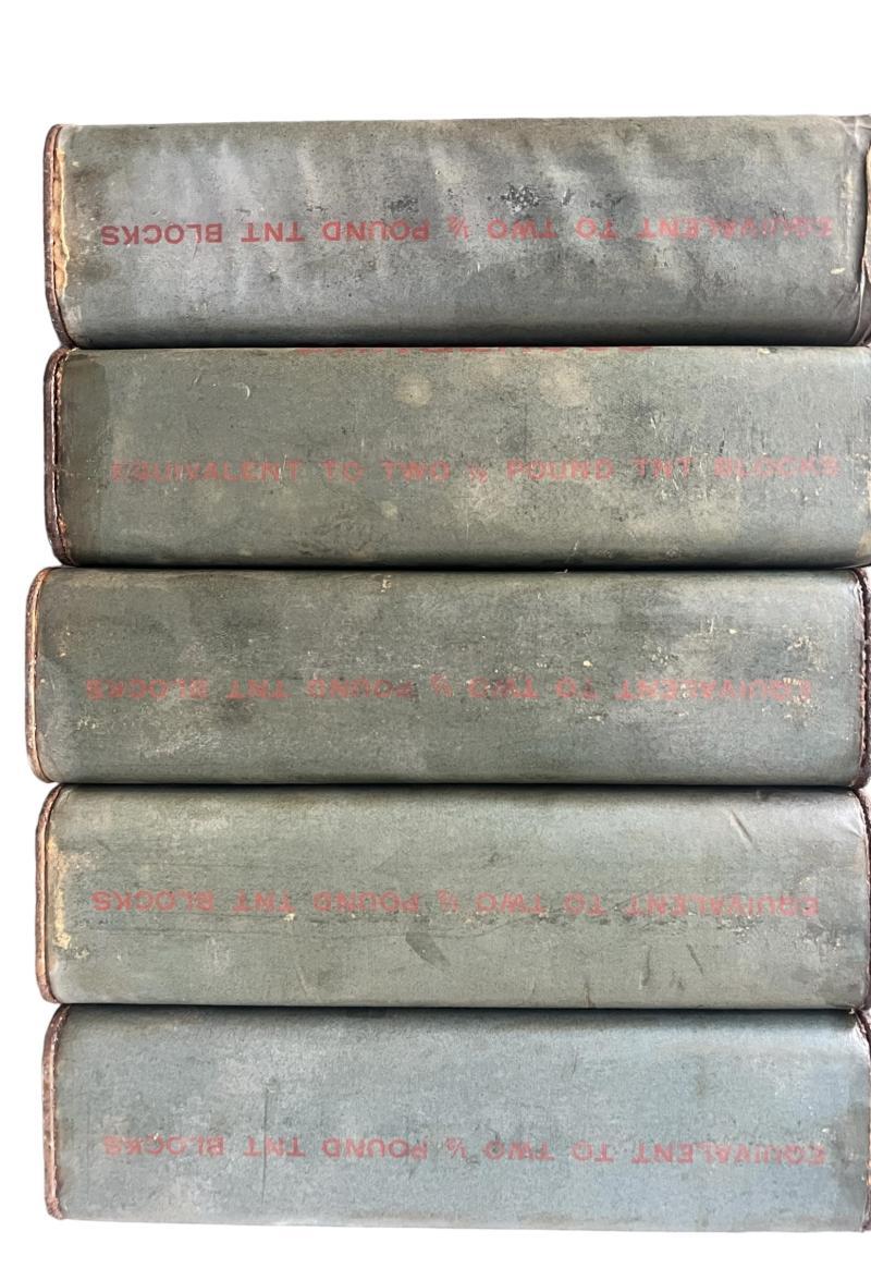 U.S. (Airborne) 1 Pound TNT Bars (Empty) - Set of Five