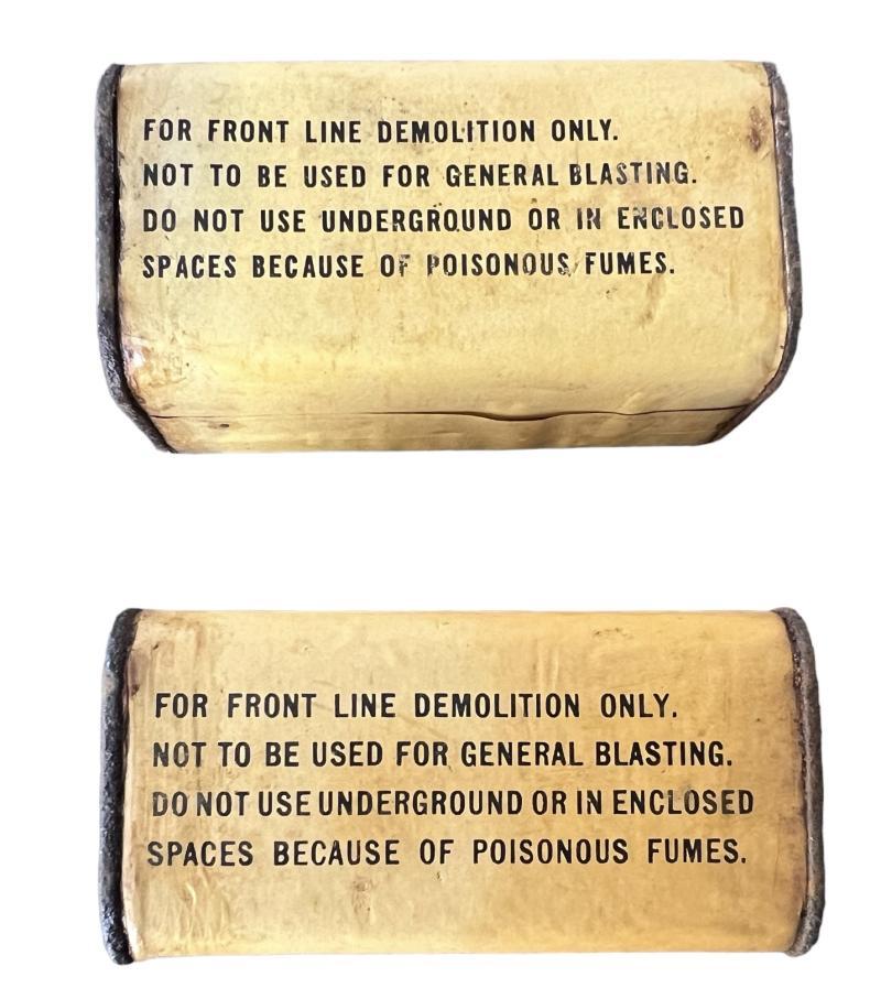 U.S. (Airborne) Two 1 Pound & Two Half Pound TNT Bars (Empty) - Set of Four