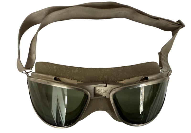 U.S. Air Force AN6530 Flying Goggles - Nice Used Condition