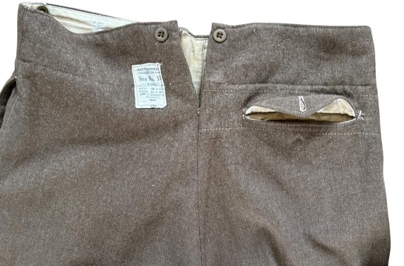 British 1940 Pattern Battle Dress Trousers Size 18 - Nice Used Condition