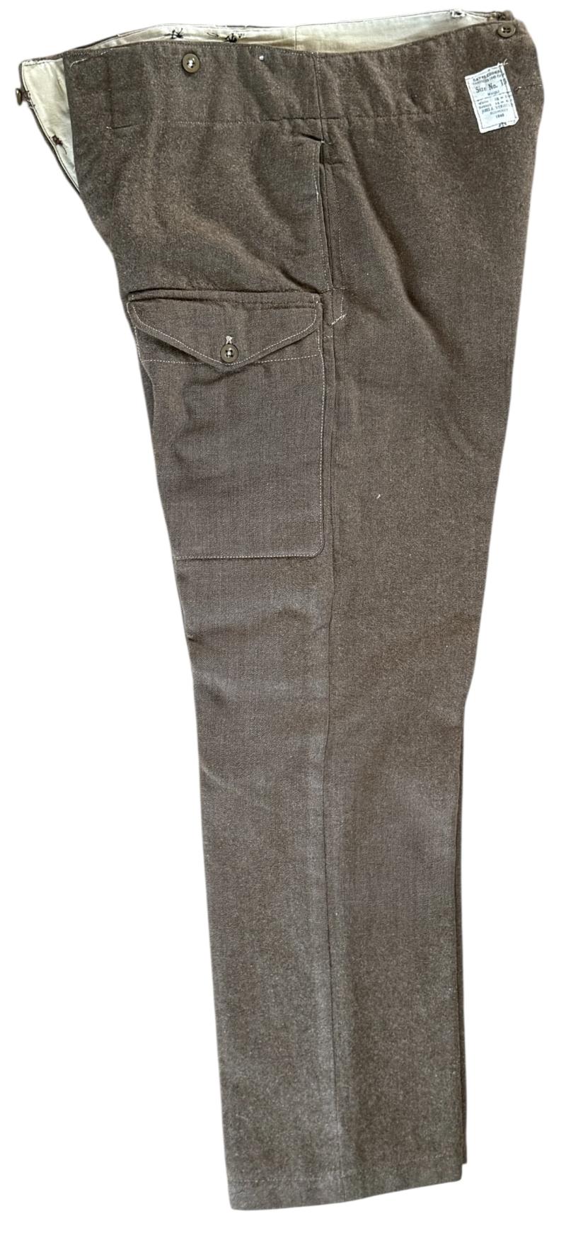 British 1940 Pattern Battle Dress Trousers Size 18 - Nice Used Condition