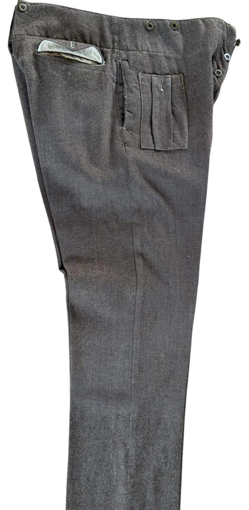 British 1940 Pattern Battle Dress Trousers Size 18 - Nice Used Condition